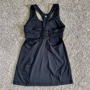 Lululemon cut out back tank top